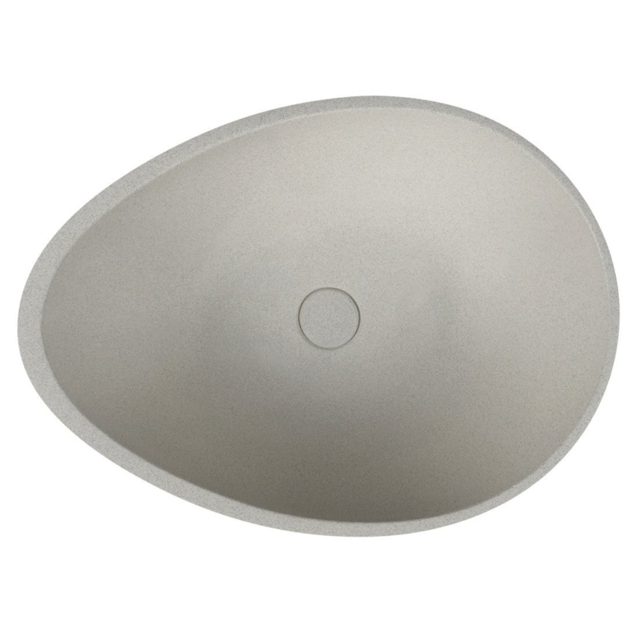 Раковина накладная 53см SAPHO PUNC BH7000 бежевый