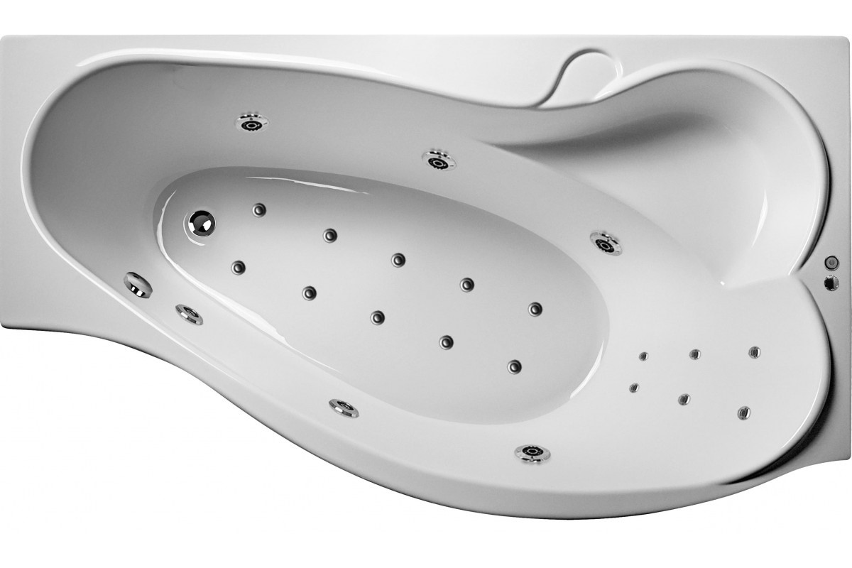 Ванна акриловая правосторонняя Relisan ISABELLA Гл000010530, 170x90