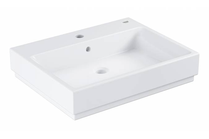 Раковина накладная 60см Grohe Cube Ceramic 3947700H белый