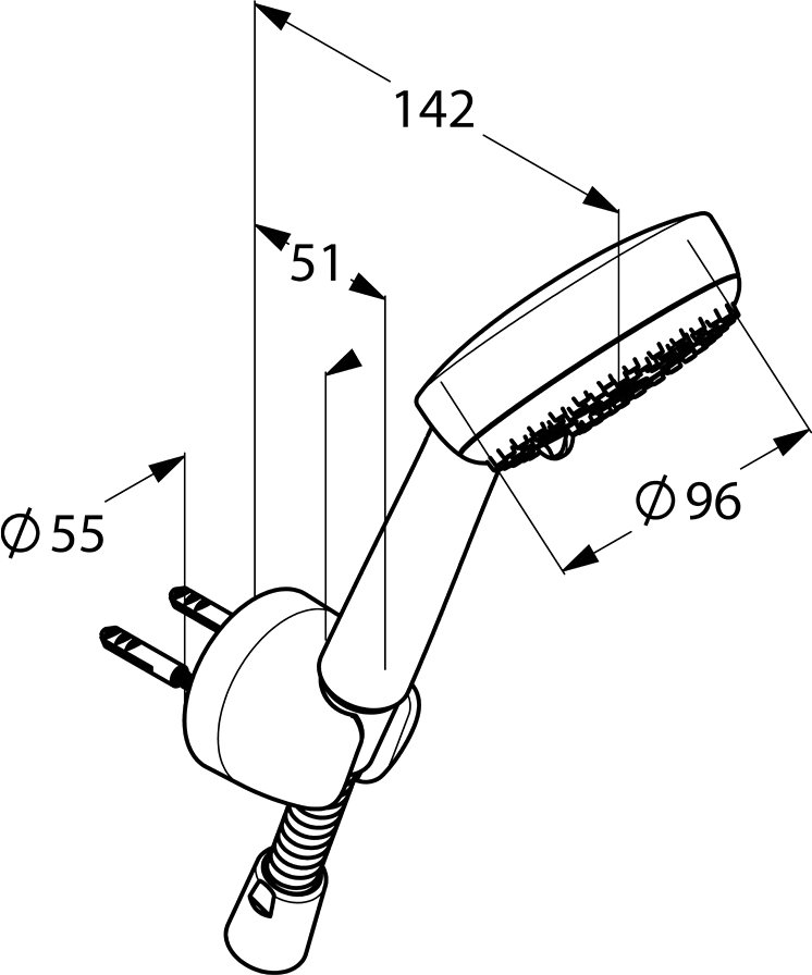 Душевой гарнитур Kludi Logo 6803005-00 Хром