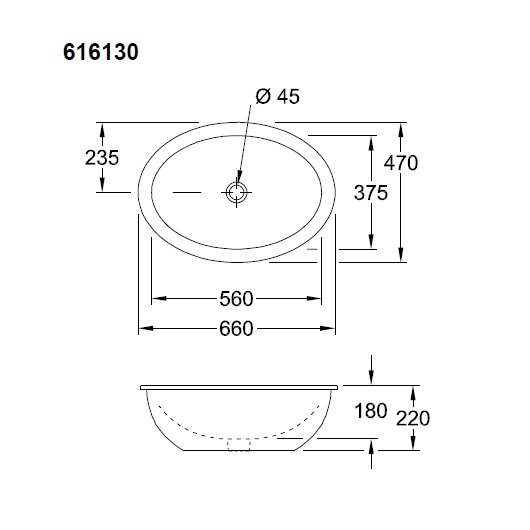 Раковина Villeroy & Boch Loop & Friends 6161 30 01 alpin