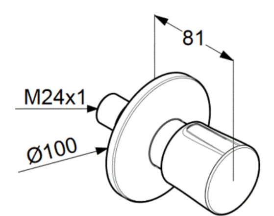 Переключатель для ванны с душем Kludi Balance 528460575 хром