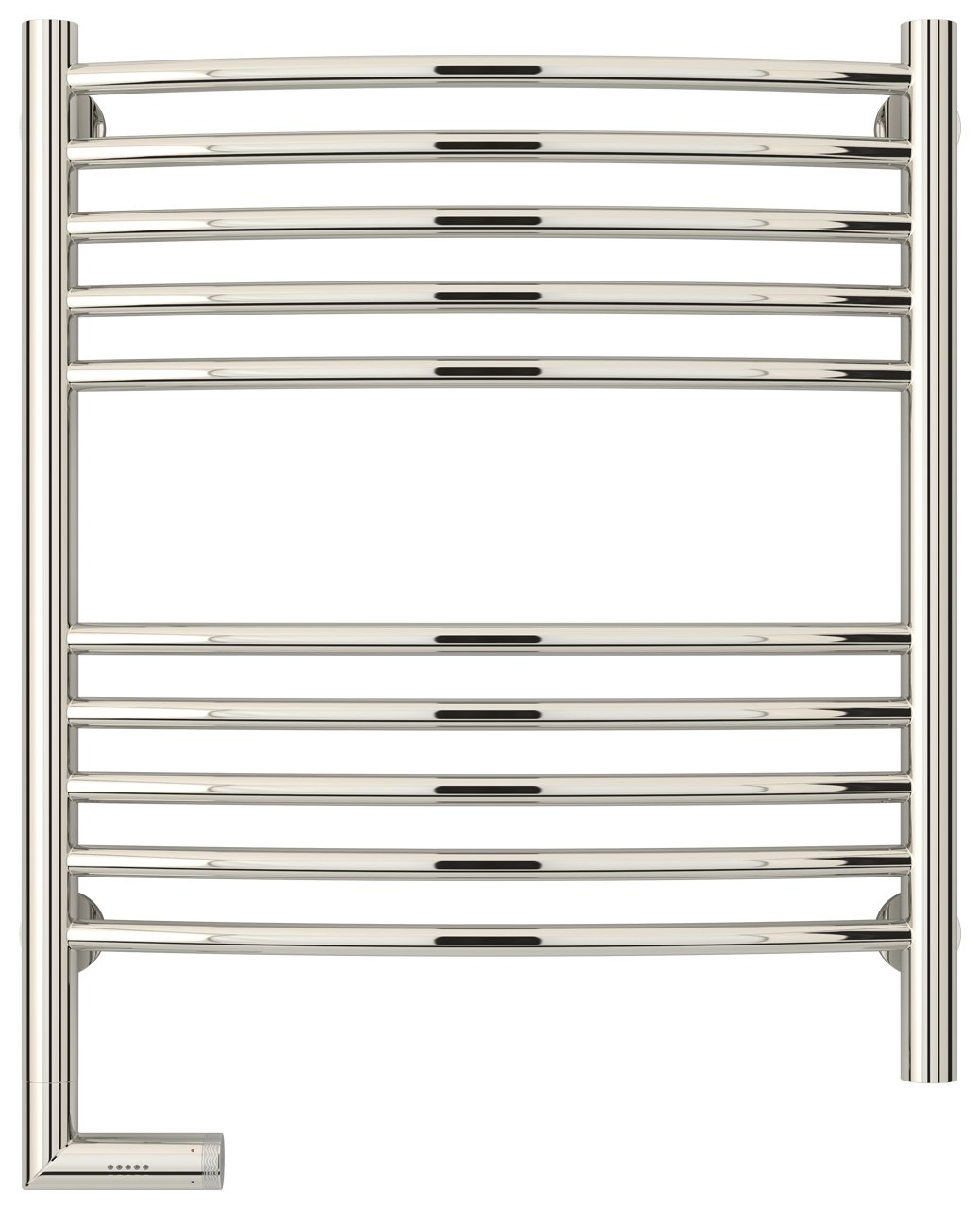 Полотенцесушитель электрический Сунержа Богема 2.0 60х50 хром, перемычка выгнутая, подключение левое