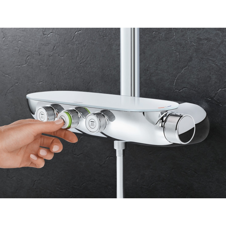 Душевая стойка Grohe Rainshower SmartControl 26250LS0 белый/хром