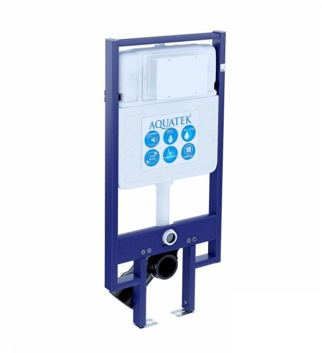 Инсталляция для унитаза Aquatek INS-0000020 со звукоизоляцией