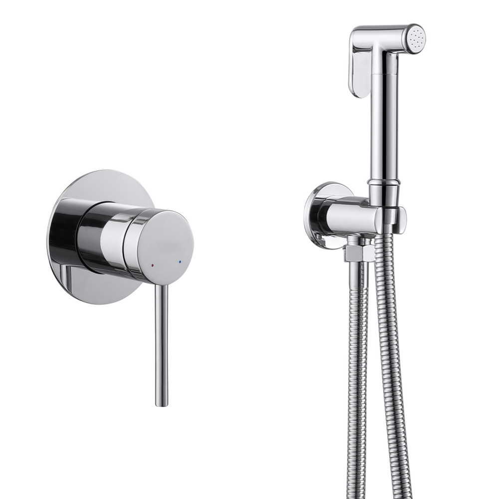 Гигиенический душ со смесителем ABBER Emotion AF8825 хром