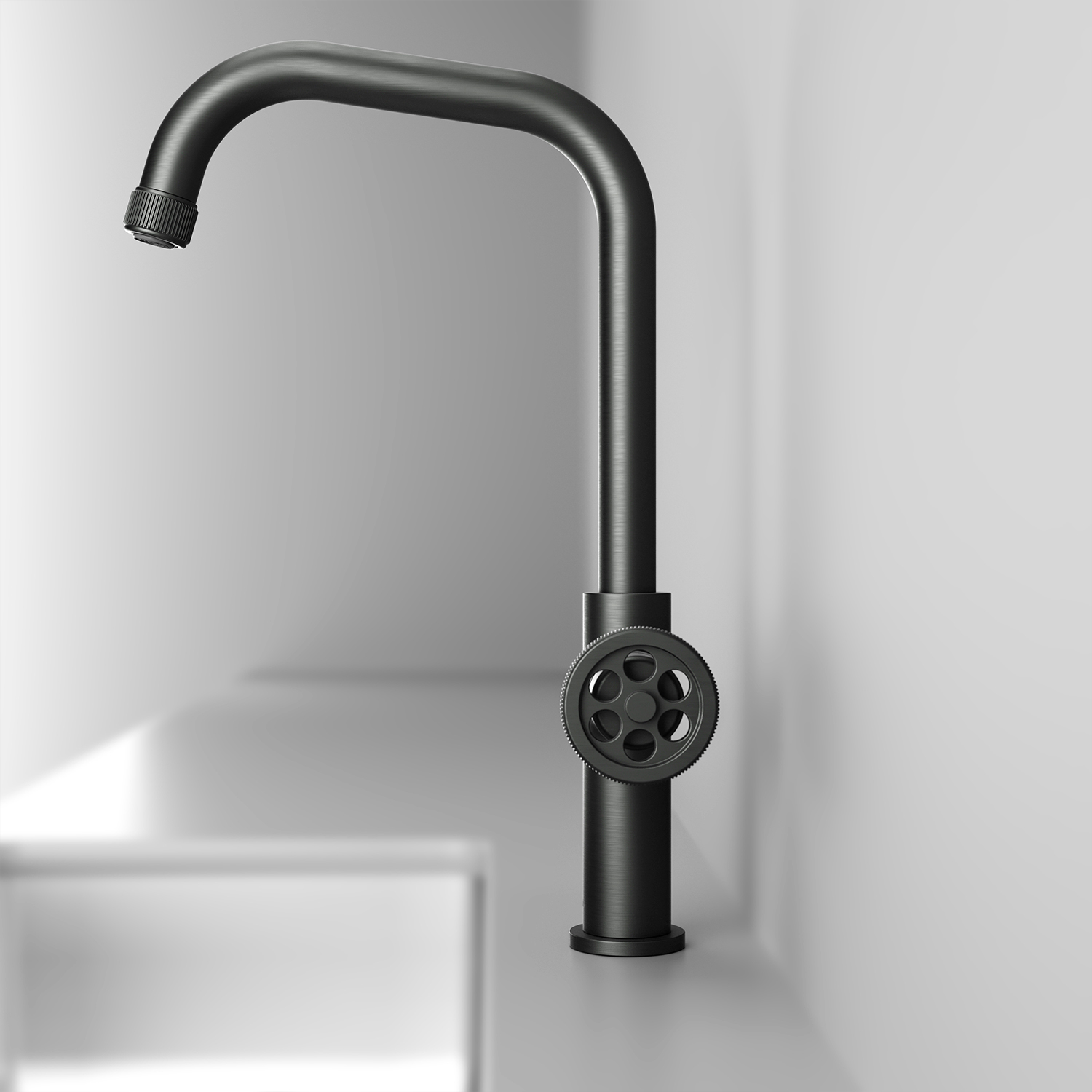 Смеситель для кухни IDDIS Grange GRAGM00i05 графит матовый