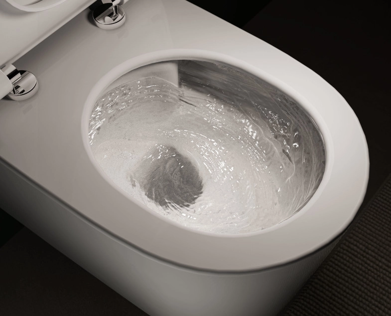 Унитаз подвесной безободковый Vitra Nest QuantumFlush 7870B403-0075 без сиденья