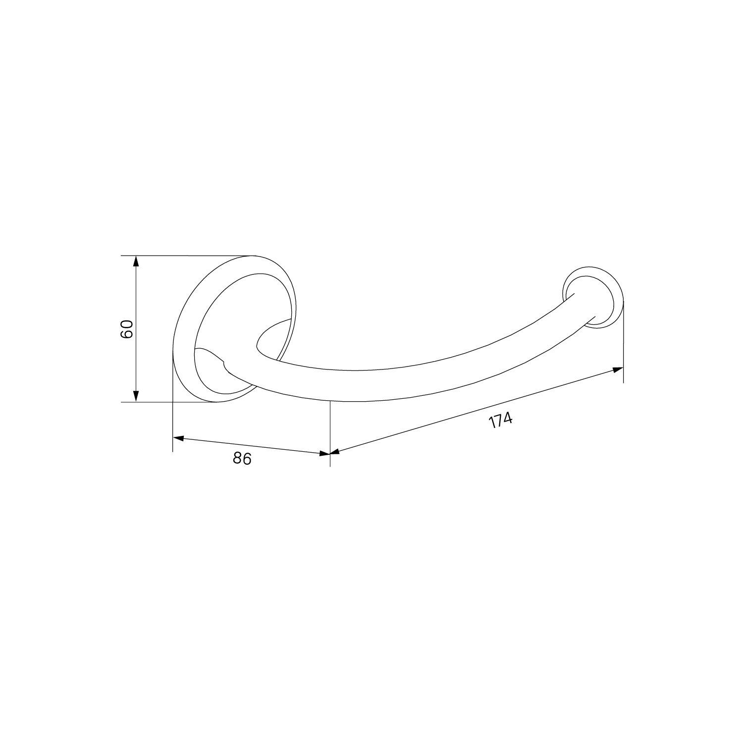 Держатель туалетной бумаги IDDIS Oldie OLDBR00i43 бронза