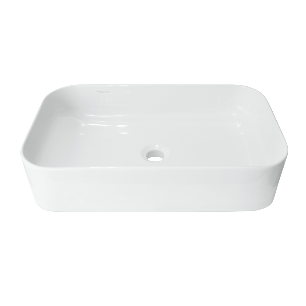 Раковина накладная 60см Sanita Luxe Infinity INF60SLWB01S белый