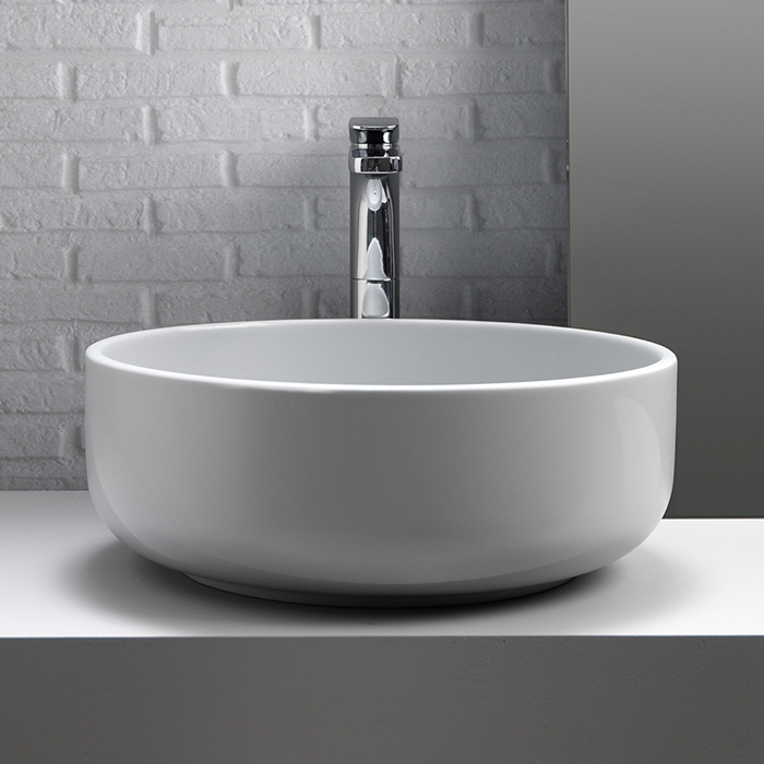 Раковина накладная 46см Kerasan Ciotola 430201 белый