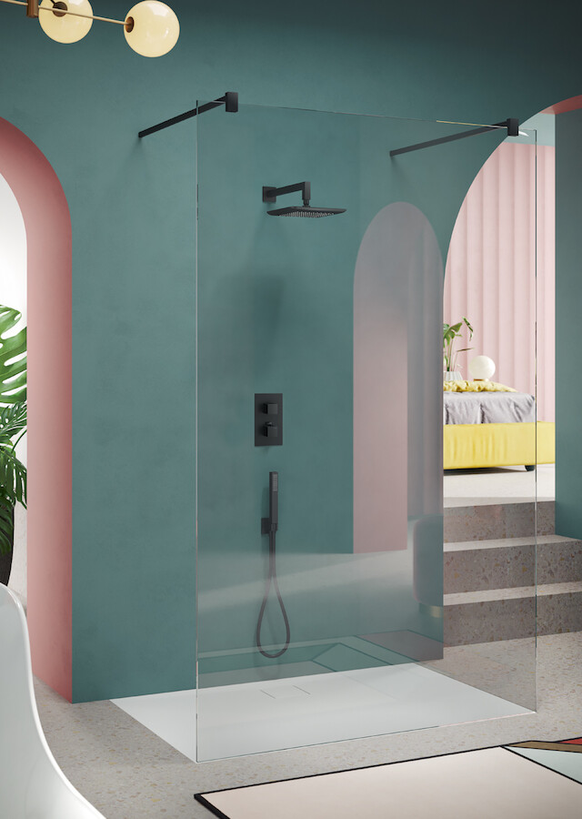 Термостат для душа Nobili Seven WE00102/QBM черный матовый