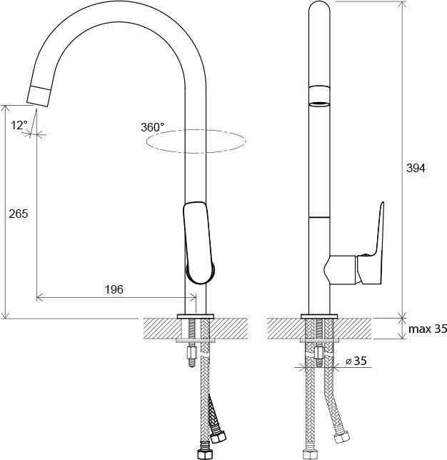 Смеситель для раковины;для раковины-чаши Ravak Classic X070085 хром