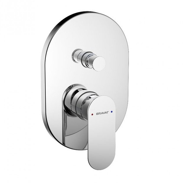 Смеситель для ванны с душем Bravat Gina P69194C-ENG хром