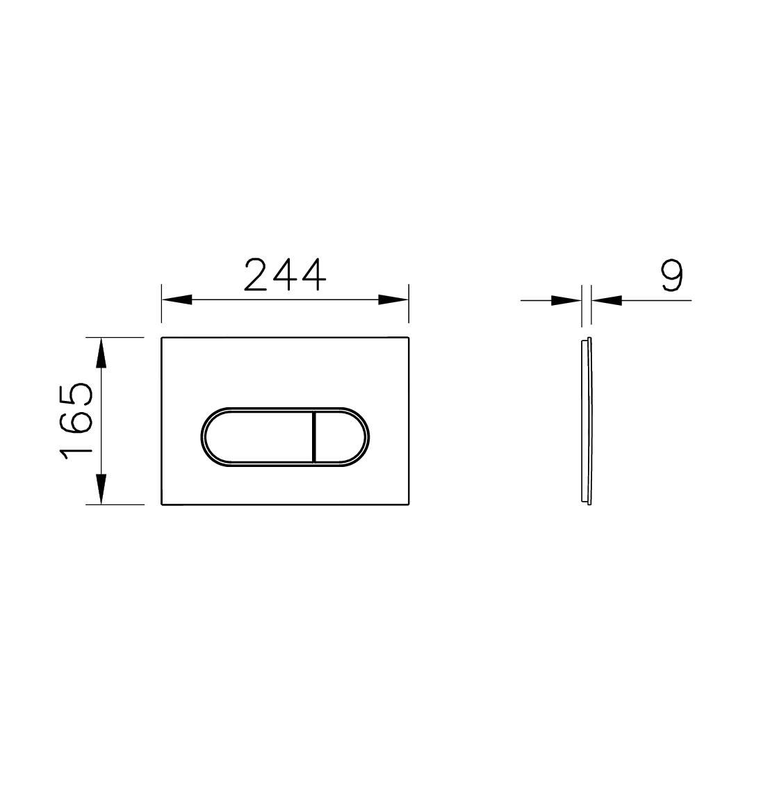 Комплект унитаза с инсталляцией Vitra Mia Round 9873B003-7201 с сиденьем микролифт и кнопкой смыва хром