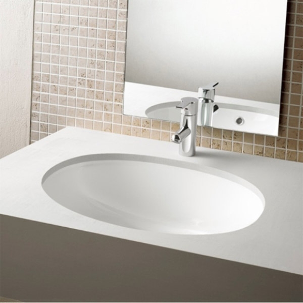 Раковина Jacob Delafon Ovale Dessus 57 EN262-00 Белая