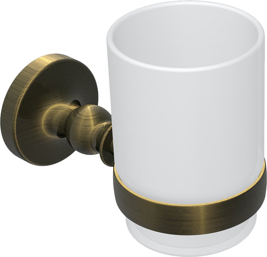 Стакан для зубных щеток Rush Crete CR35310 Бронза