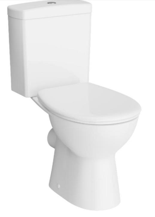 Унитаз-компакт безободковый Vitra Norm Zeitgeist 9864B099-7208 с бачком и сиденьем