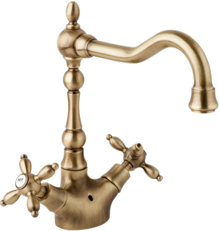 Смеситель для раковины Cezares Atlantis Nostalgia ATLANTIS-NOSTALGIA-LS2-A Хром