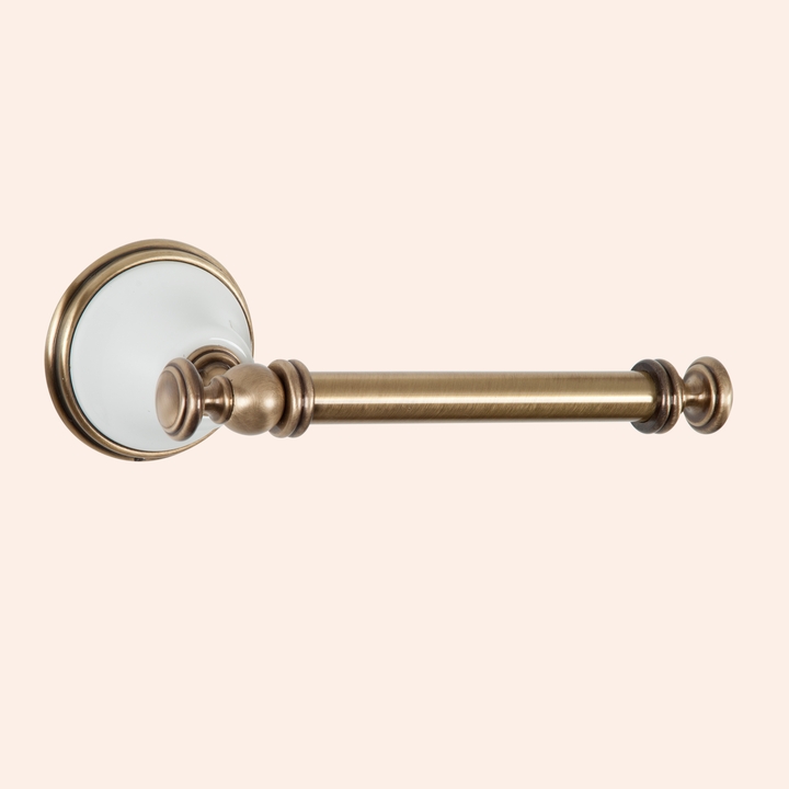 Держатель для туалетной бумаги TW Harmony TWHA019bi/cr белый/хром