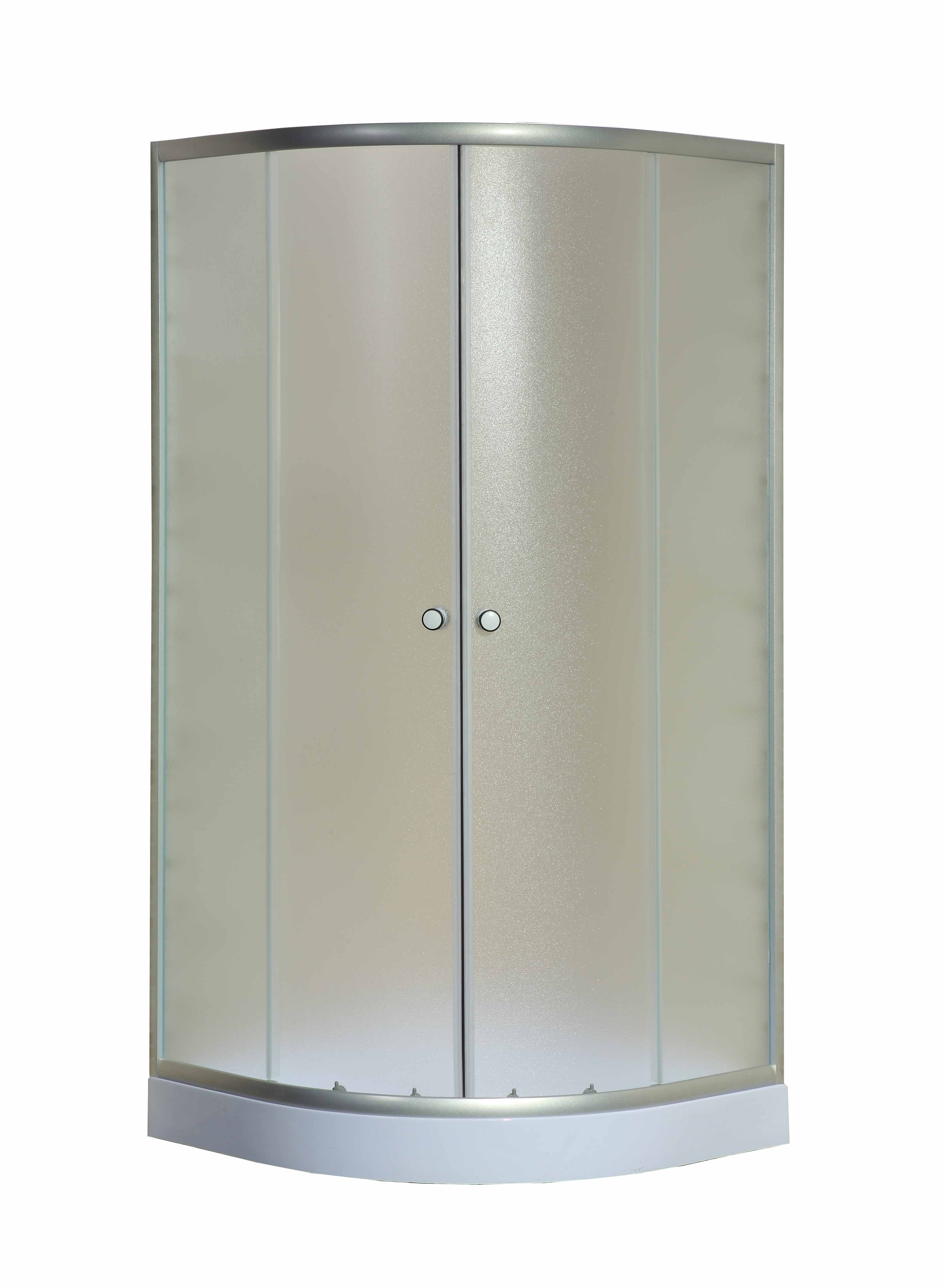 Душевой угол Niagara NG-003-08N 80x80x195 профиль хром матовый, стекло матовое