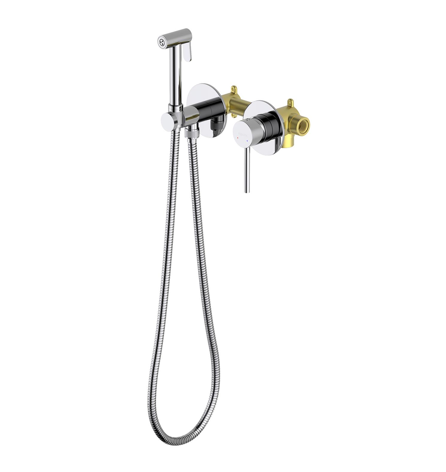 Гигиенический душ со смесителем Aquatek Европа AQ1319CR хром