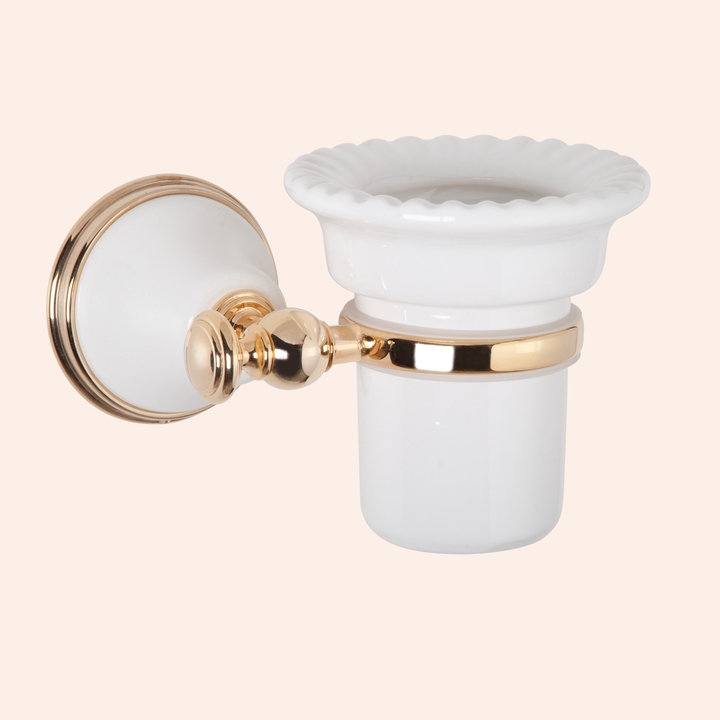 Стакан TW Harmony TWHA109bi Хром/белый