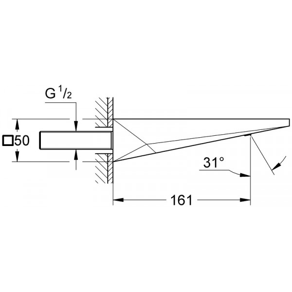 Излив для ванны с душем Grohe Allure Brilliant 13299A00 темный графит
