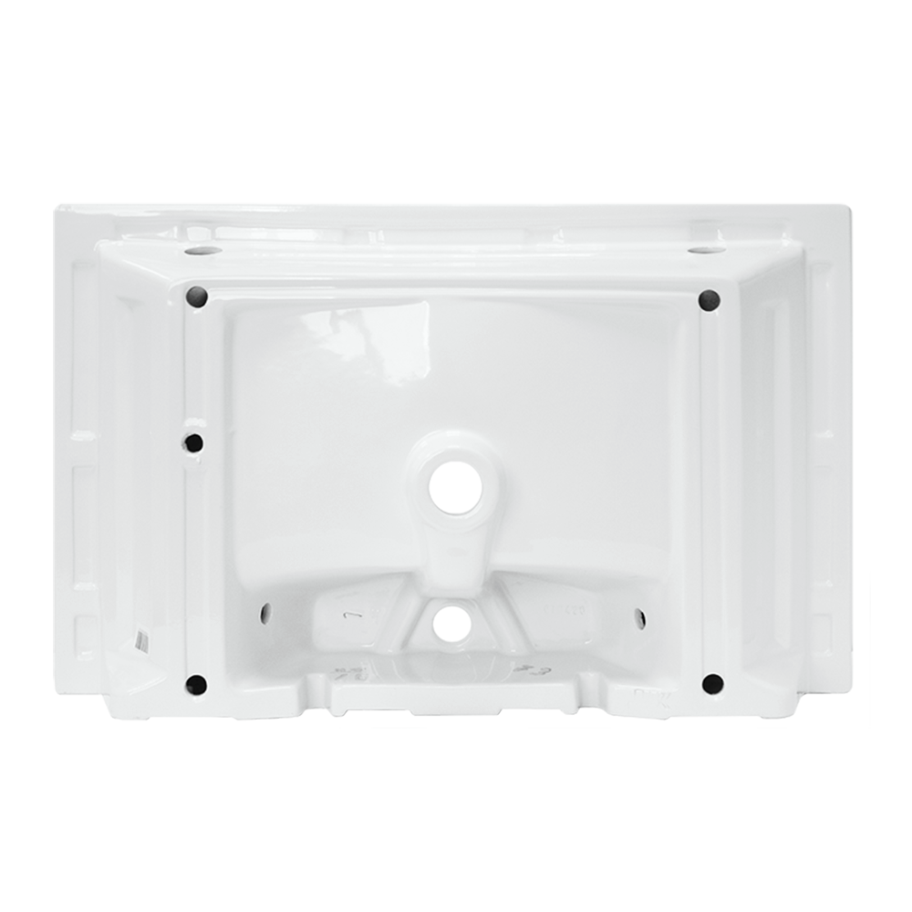 Раковина подвесная 75см Sanita Luxe Quadro QDR75SLWB01 белый