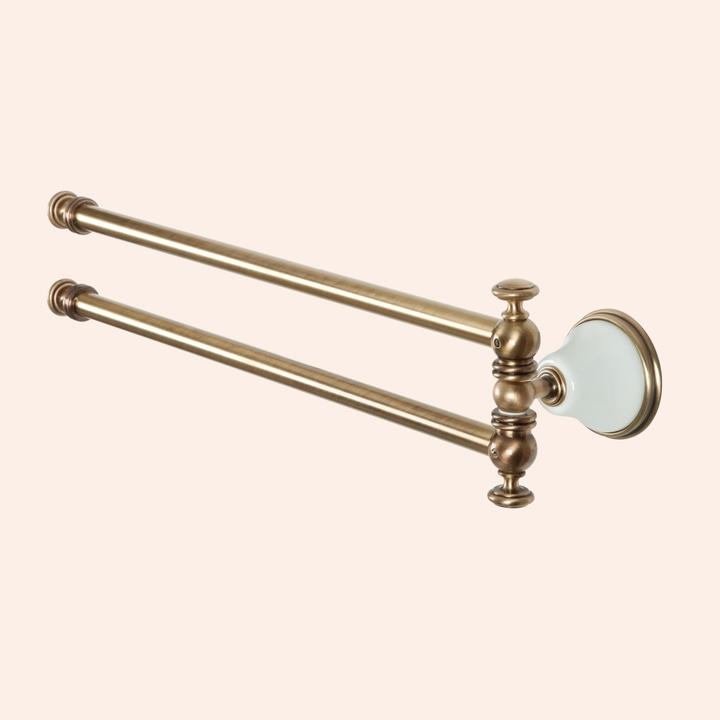 Полотенцедержатель TW Harmony TWHA013bi/cr белый/хром