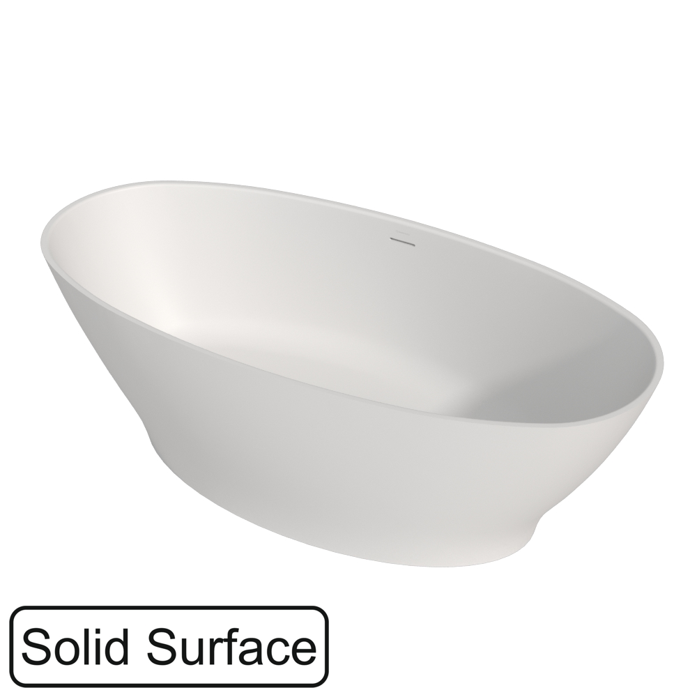 Ванна WHITECROSS Glock 170x80 (белый мат) иск. камень