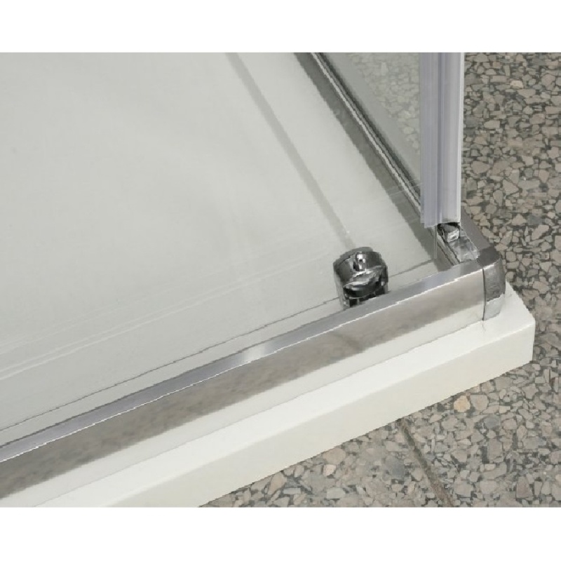 Душевой уголок BelBagno Unique A-2 100х100 профиль Хром стекло прозрачное