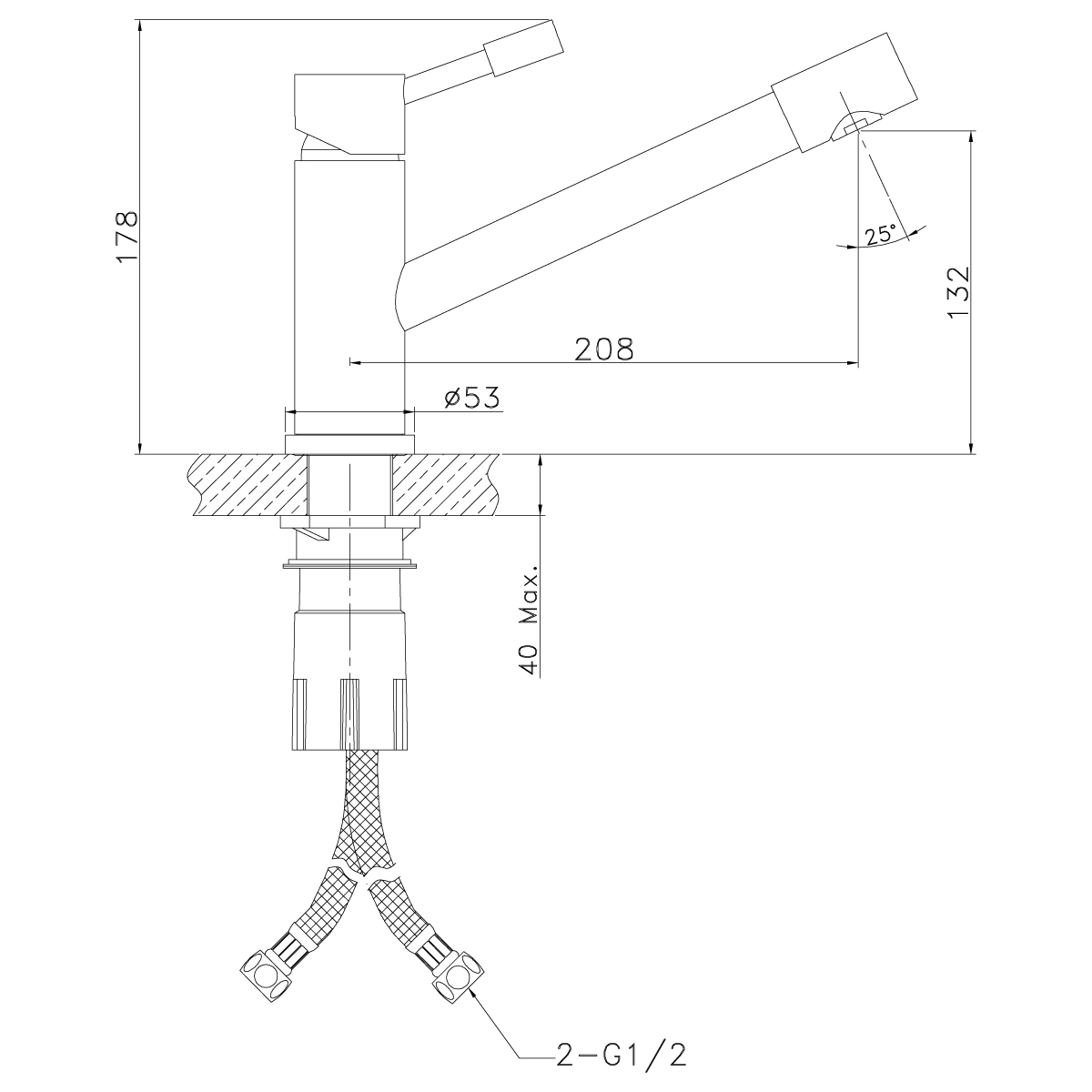 Смеситель для кухни Lemark Expert LM5072S матовый