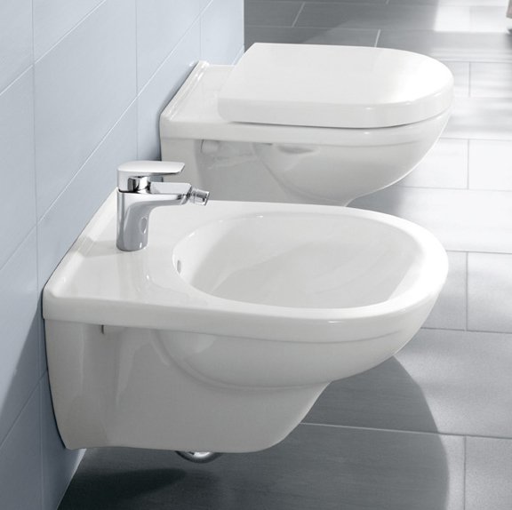 Биде подвесное Villeroy & Boch O.Novo 5460 0001 alpin