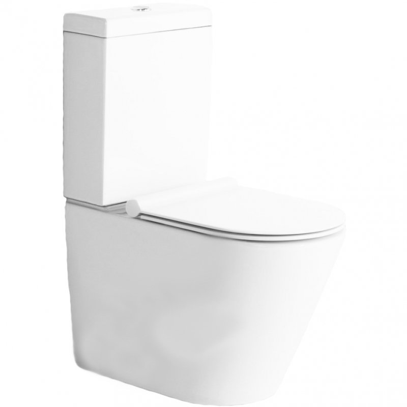 Чаша унитаза-компакт BelBagno Flay-R BB007CPR без бачка и сиденья