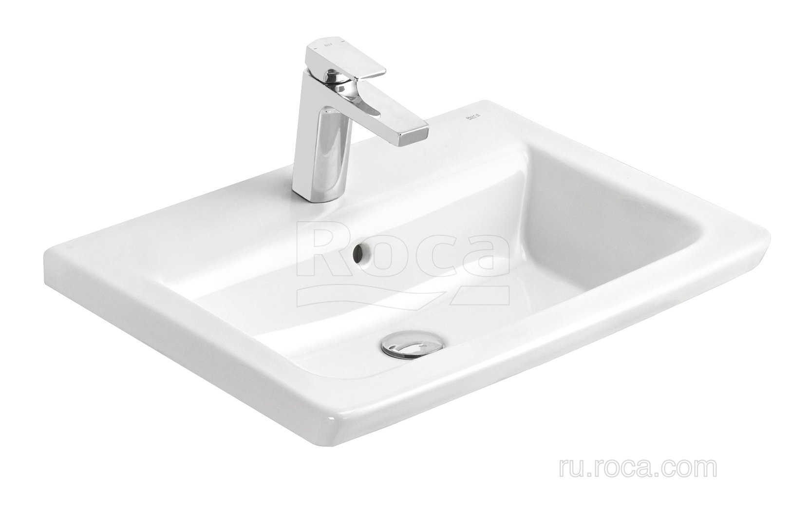 Раковина подвесная 60см Roca The Gap 327472000 белый