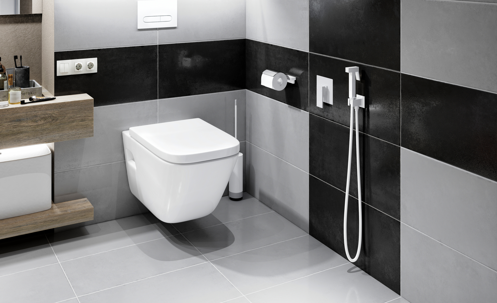 Смеситель для душа Timo Selene 2089/16SM белый матовый