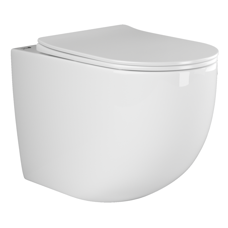 Унитаз приставной Ceramica Nova Mia CN1810 белый