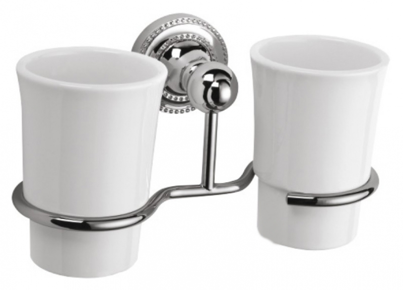 Стакан для зубных щеток Fixsen Style FX-41107 Хром