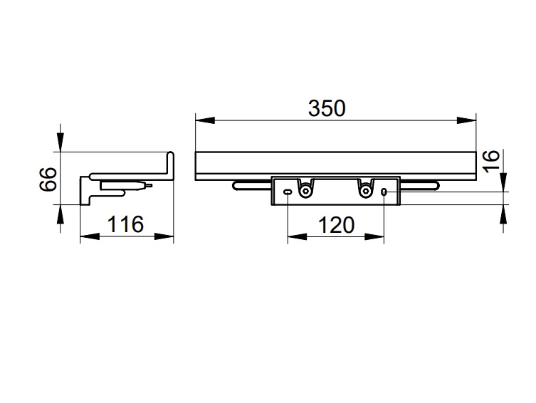Полка для душа Keuco Reva 12859510000 белый
