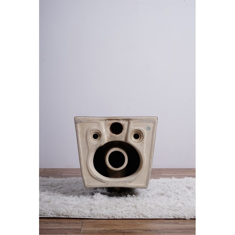 Унитаз подвесной Esbano AZALEA коричневый матовый, с сиденьем микролифт