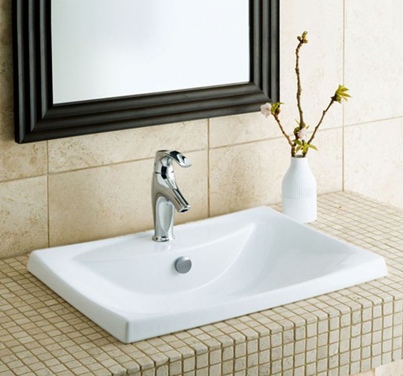 Раковина Jacob Delafon Escale E1289 60 см, встраиваемая сверху