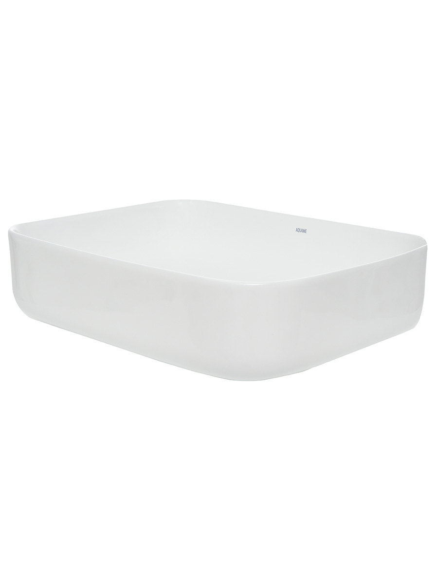 Раковина накладная 50см AQUAme AQM5010 белый