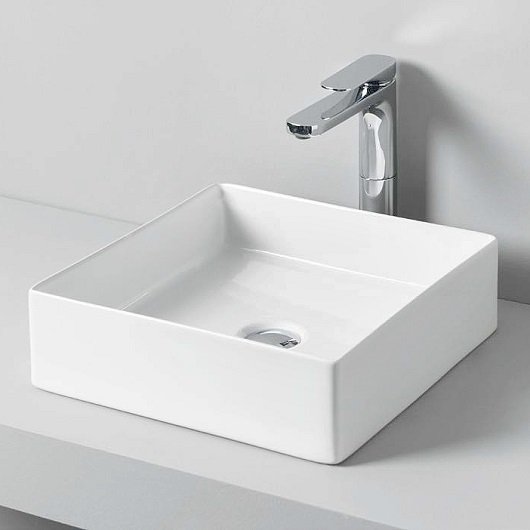 Раковина накладная 42см ArtCeram Scalino SCL001 белый