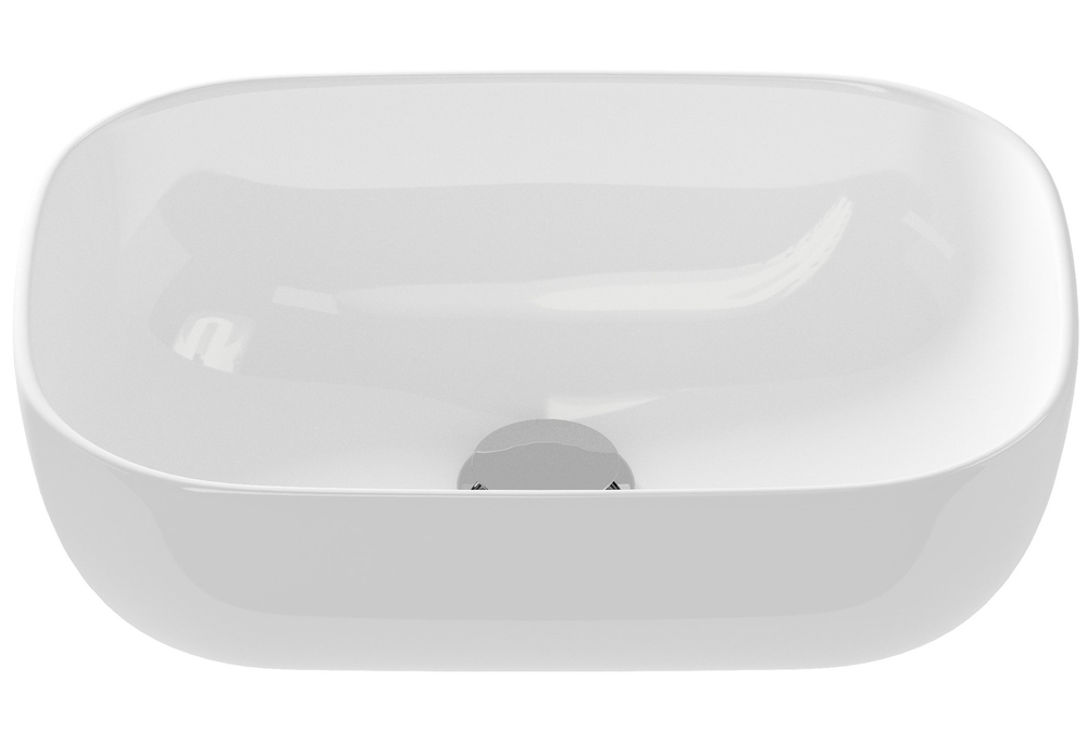 Раковина накладная 50см Cersanit Moduo 50 Square 63570 белый