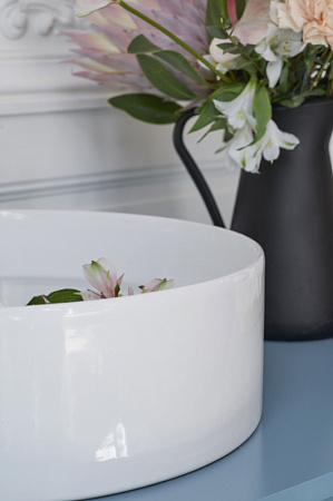 Раковина накладная 41см Jacob Delafon Delta Pure E90012-0 белый