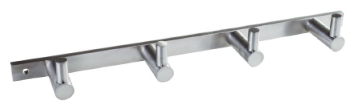 Планка с 4-мя крючками Bemeta Neo 104606105 Хром