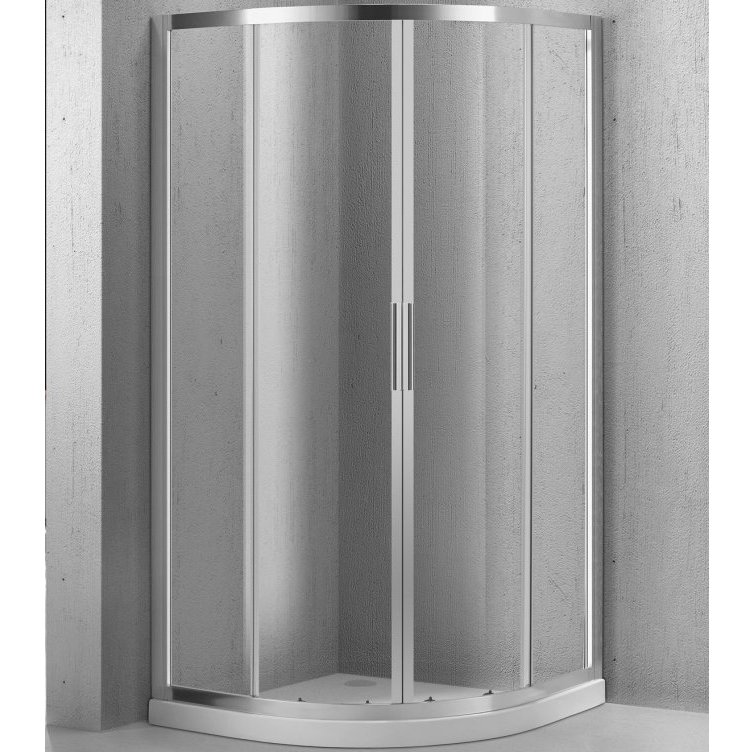 Душевой уголок BelBagno Sela R-2 85x85 профиль Хром стекло прозрачное