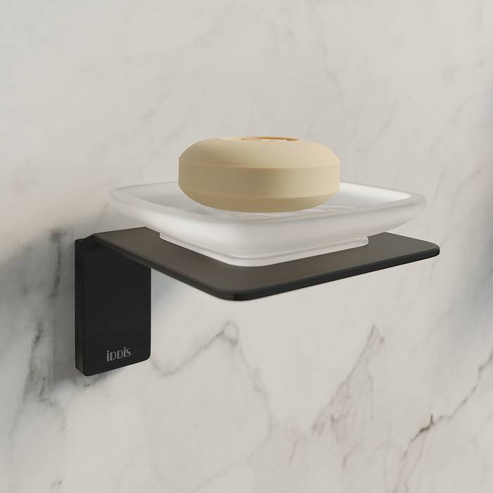 Мыльница для ванной IDDIS Slide SLIBSG0i42 черный матовый