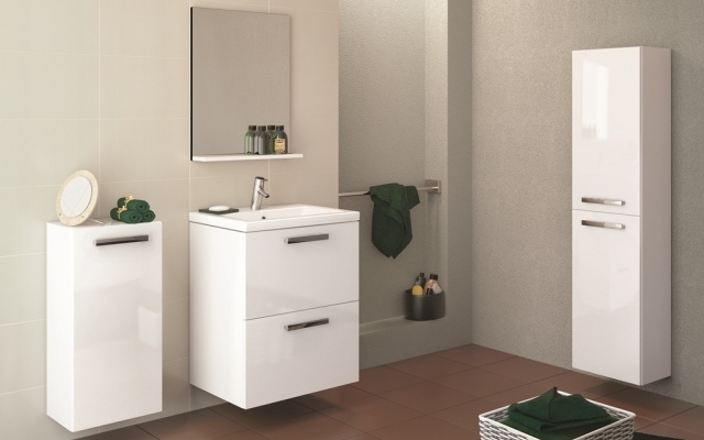 Тумба под раковину Cersanit Melar Como 50 подвесная Белая B-SU-MEL-CM50